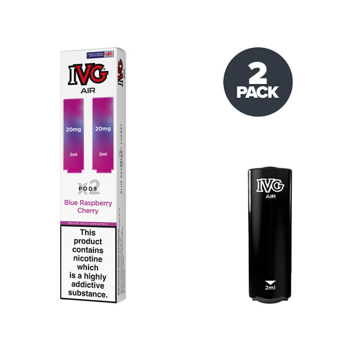 Blue Raspberry Cherry Ivg Air Pre Filled Pods From £4 91