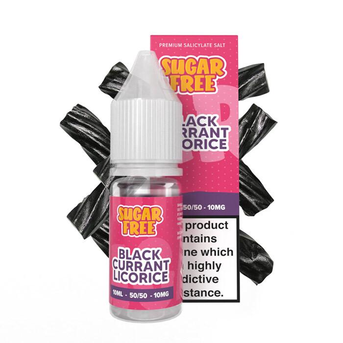 Sugar Free Blackcurrant Licorice 10ml Nic Salt E Liquid