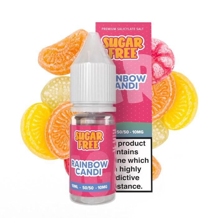 Sugar Free Rainbow Candi 10ml Nicotine Salt E Liquid UK ECIG STORE