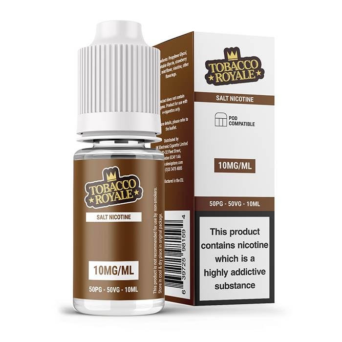 UK ECIG STORE Salt Nicotine Tobacco Royale 10ml E Liquid