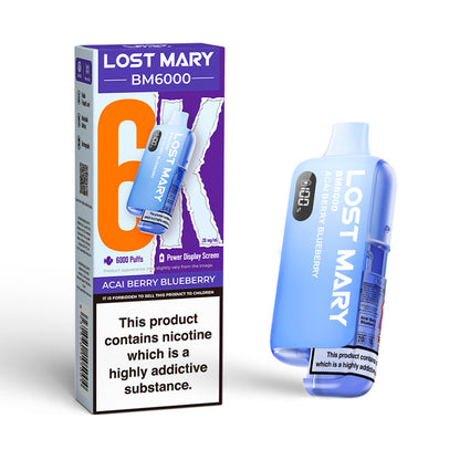 Acai Berry Blueberry Lost Mary BM6000 Disposable