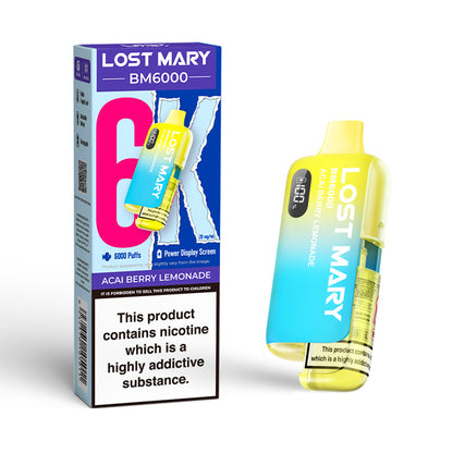 Acai Berry Lemonade Lost Mary BM6000 Disposable