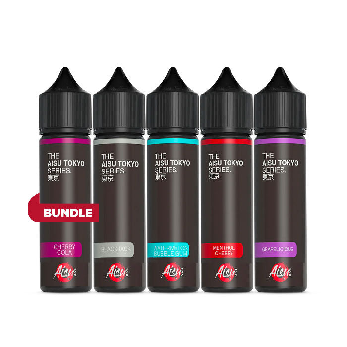 Five 50ml E-Liquids by Aisu