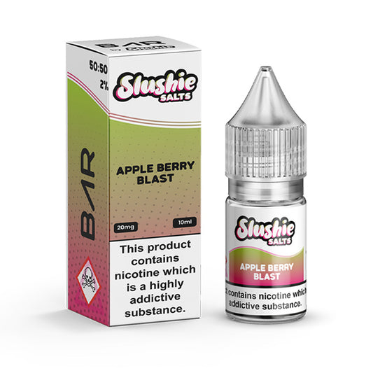 Apple Berry Blast 10ml Nic Salt E-Liquid by Slushie Bar Salts