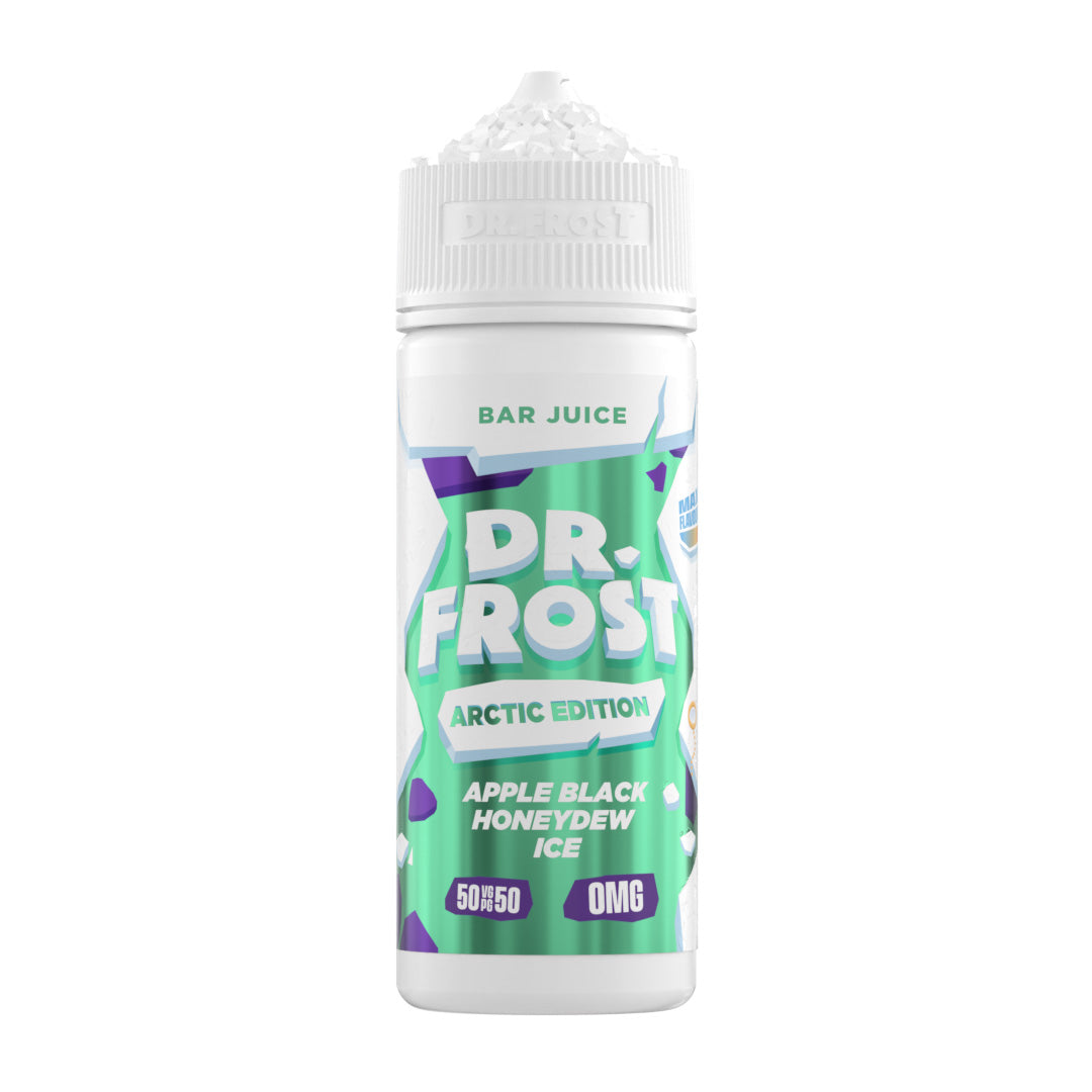 Apple Black Honeydew Ice 100ml Shortfill E-Liquid by Dr Frost Arctic Edition