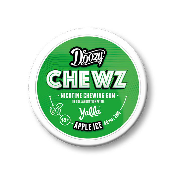 Apple Ice Doozy Chews Nicotine Chewing Gum