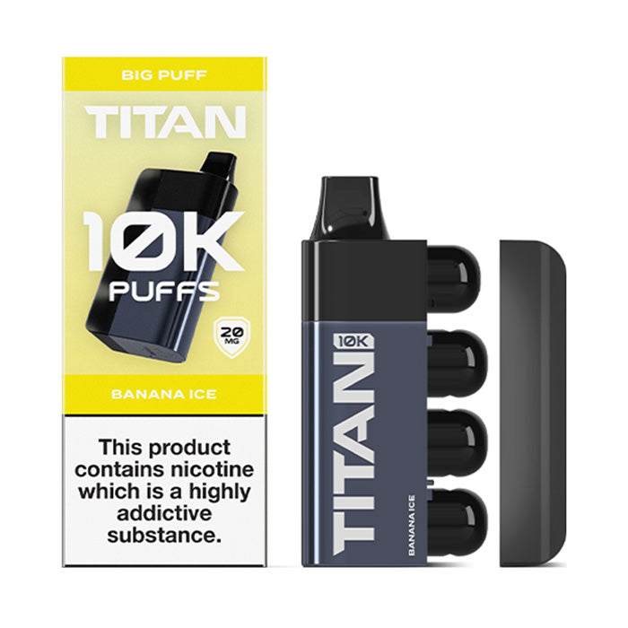 Banana Ice Titan 10K Disposable Vape by Gold Bar