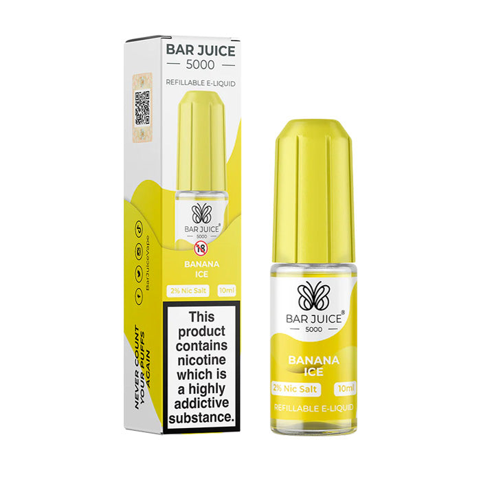 Bar Juice Banana Ice 10ml Nicotine Salt E-Liquid