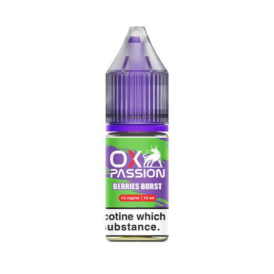 Berries Burst 10ml Nic Salt E-Liquid by OXVA Ox Passion