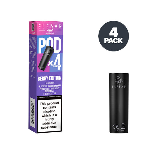 Berry Edition Elf Bar 4in1 Pre-filled Pod and Box