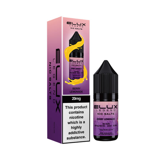 Berry Lemonade Elux 10ml Nic Salt and Box