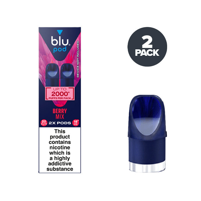 Berry Mix Blu Bar Pre-filled Pod and Box