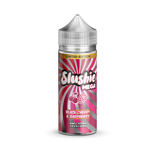 Black Cherry Raspberry 100ml Shortfill E-Liquid by Slushie Mega