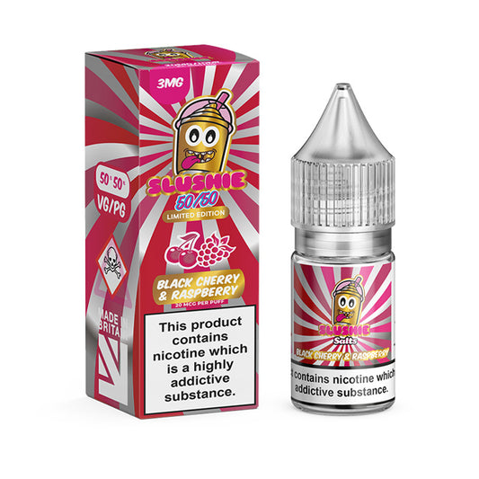 Black Cherry Raspberry 10ml E-Liquid by Slushie 50 50