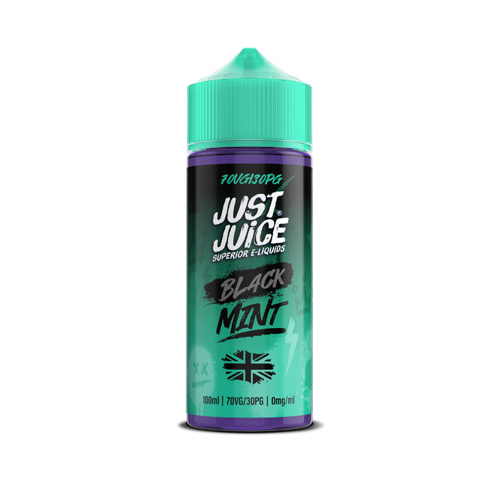 Black Mint 100ml Shortfill E-Liquid by Just Juice