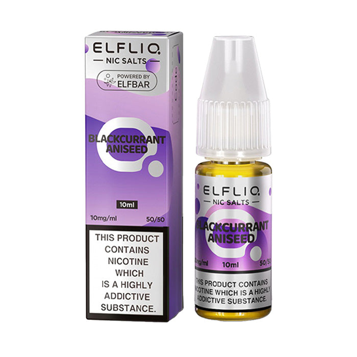 Blackcurrant Aniseed ElfLiq 10ml Nic Salt