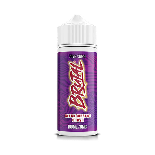 Blackcurrant Crush 100ml Shortfill E-Liquid by Brutal Drinks