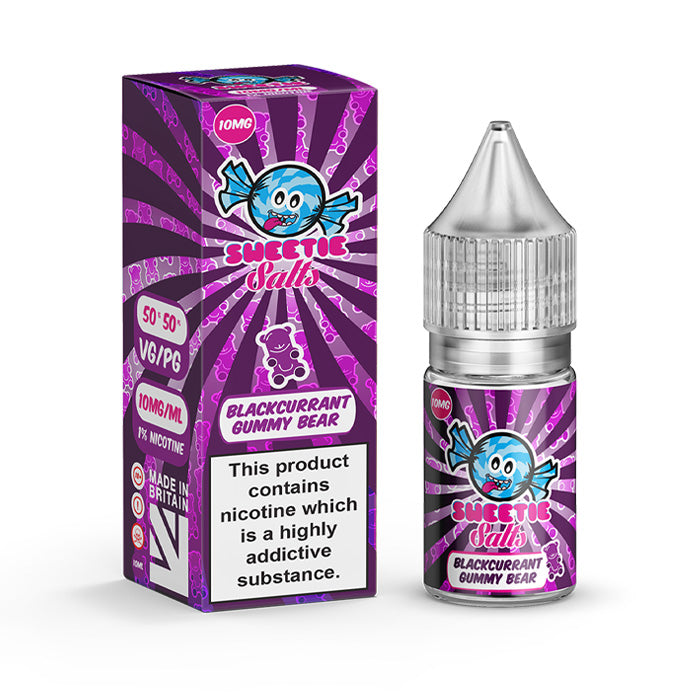 Blackcurrant Gummy Bear 10ml Nic Salt E-Liquid by Slushie Originals