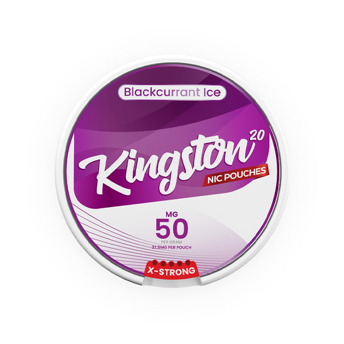 Blackcurrant Ice 50mg Kingston Nicotine Pouches