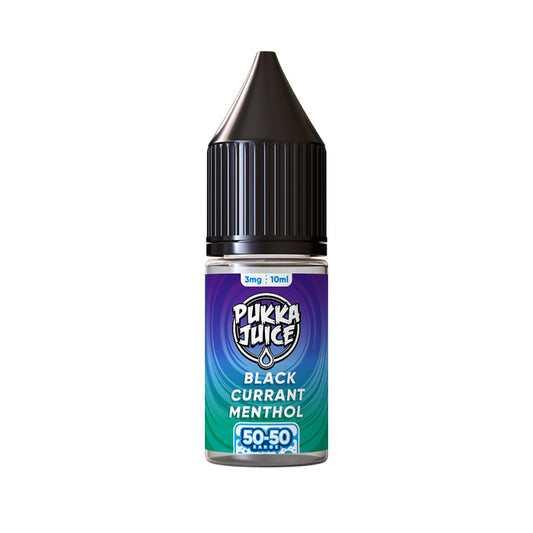 Blackcurrant Menthol 10ml E-Liquid by Pukka Juice