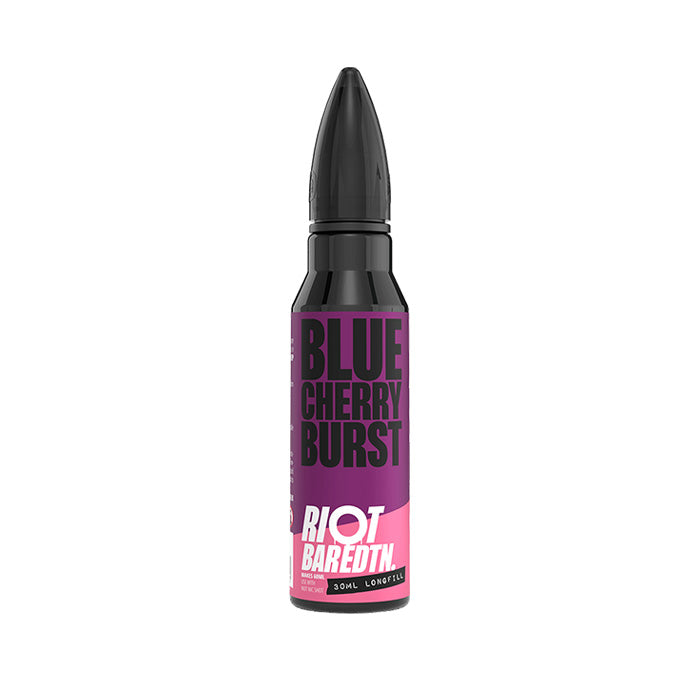 Blue Cherry Burst Longfill 30ml Concentrate by Riot Squad Bar EDTN