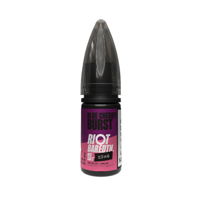 Blue Cherry Burst Nic Salt E-Liquid by Riot Bar Edtn