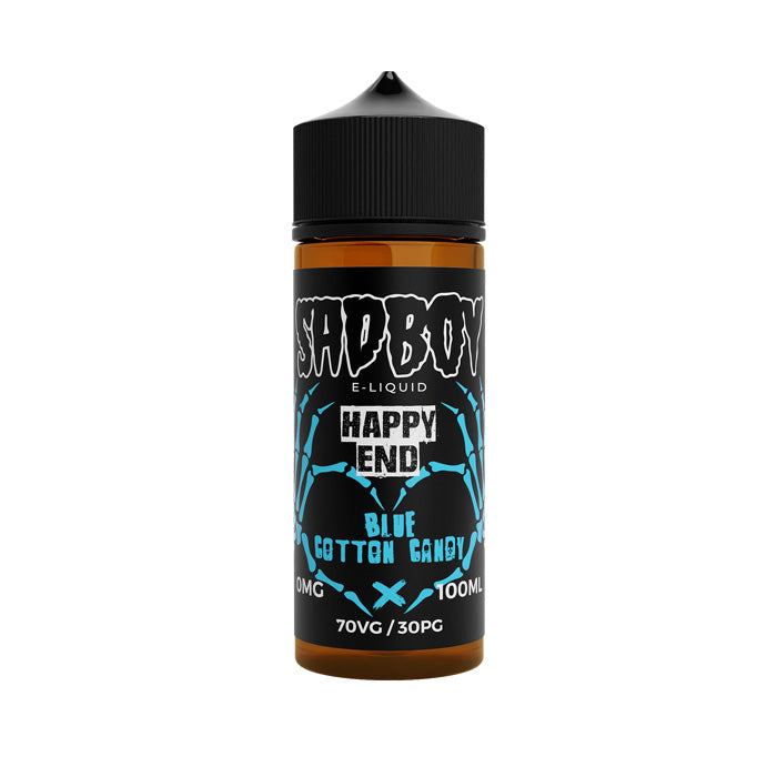 Blue Cotton Candy 100ml Shortfill E-Liquid by Sadboy