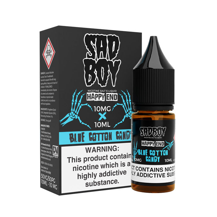 Blue Cotton Candy Nic Salt E-Liquid By Sadboy