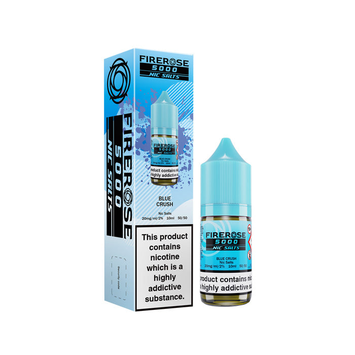 Blue Crush 10ml Nic Salt E-Liquid by Firerose 5000