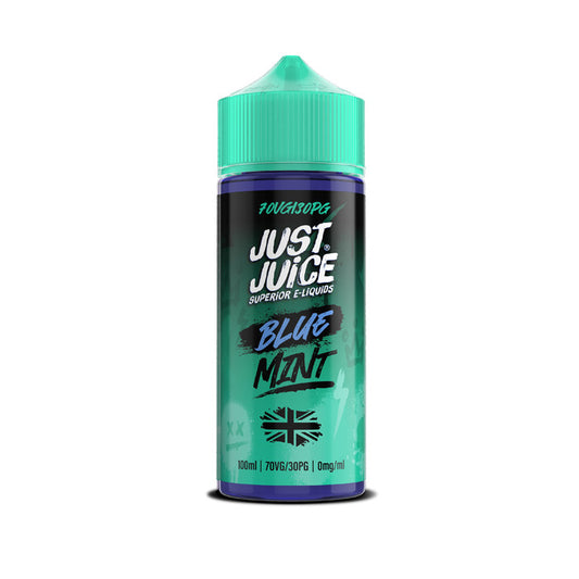 Blue Mint 100ml Shortfill E-Liquid by Just Juice