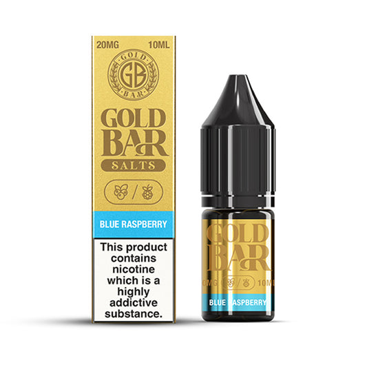 Blue Raspberry 10ml Nic Salt E-Liquid by Gold Bar