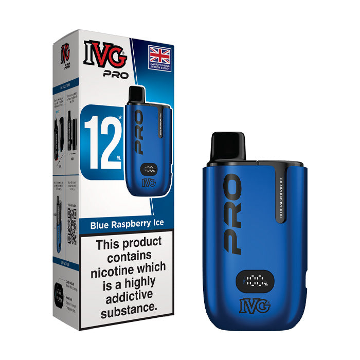 Blue Raspberry Ice IVG Pro 12 Starter Kit