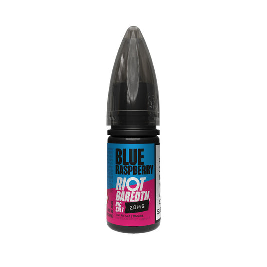 Blue Raspberry Nic Salt E-Liquid by Riot Bar Edtn