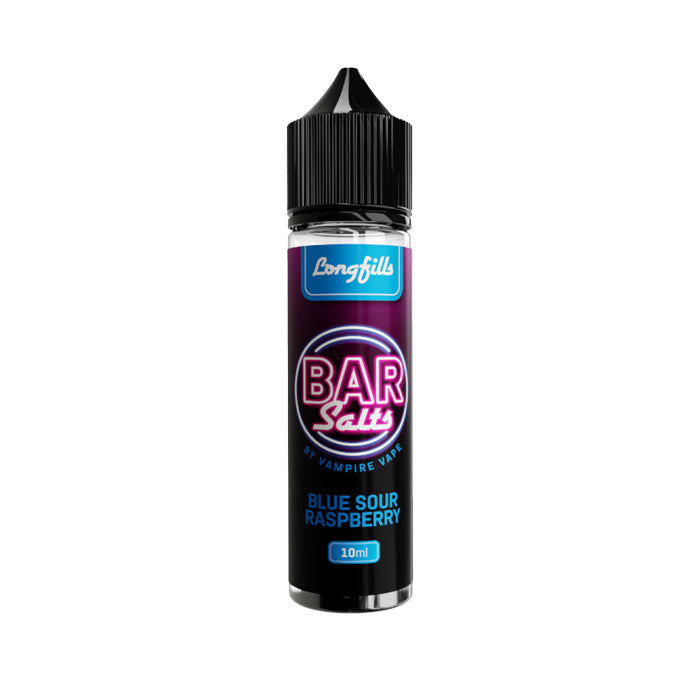 Blue Sour Raspberry 10ml Longfill Concentrate by Vampire Vape Bar Salts