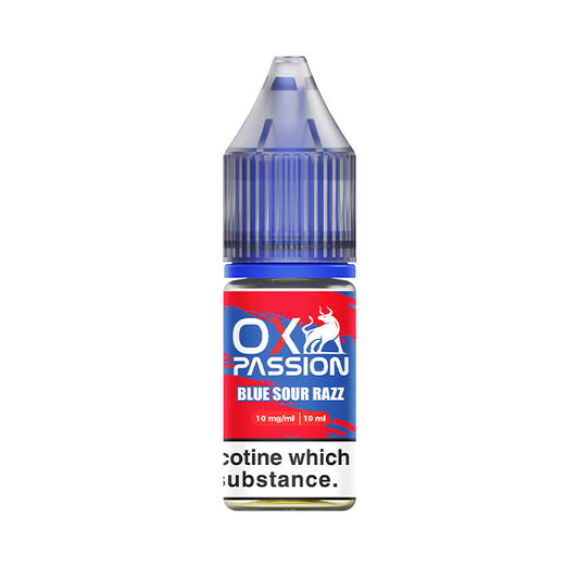 Blue Sour Razz 10ml Nic Salt E-Liquid by OXVA Ox Passion