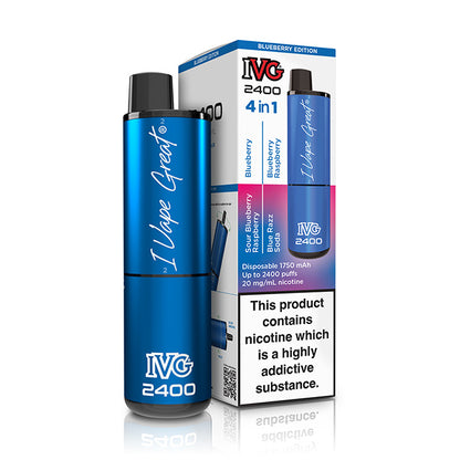 Blueberry Edition IVG 2400 Disposable Vape