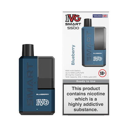 Blueberry IVG Smart 5500 Disposable Vape