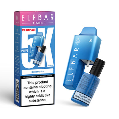 Elf Bar AF5000 Disposable Vape Blueberry Ice