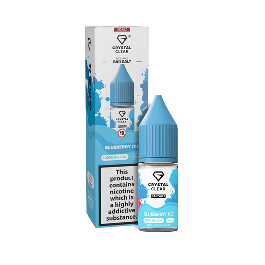 Blueberry Ice Nicotine Salt by Crystal Clear