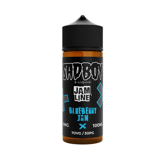 Blueberry Jam 100ml Shortfill E-Liquid by Sadboy