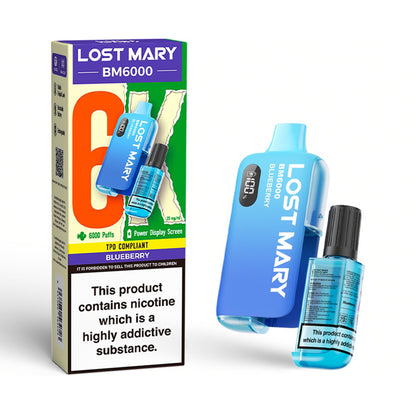 Blueberry Lost Mary BM6000 Disposable Vape