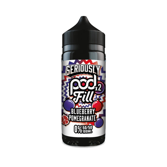 Blueberry Pomegranate 100ml Shortfill by Seriously Podfill x2