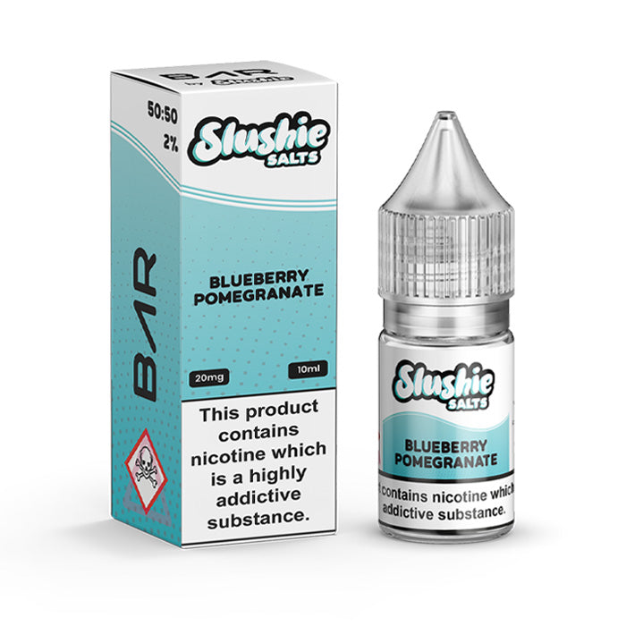 Blueberry Pomegranate 10ml Nic Salt E-Liquid by Slushie Bar Salts