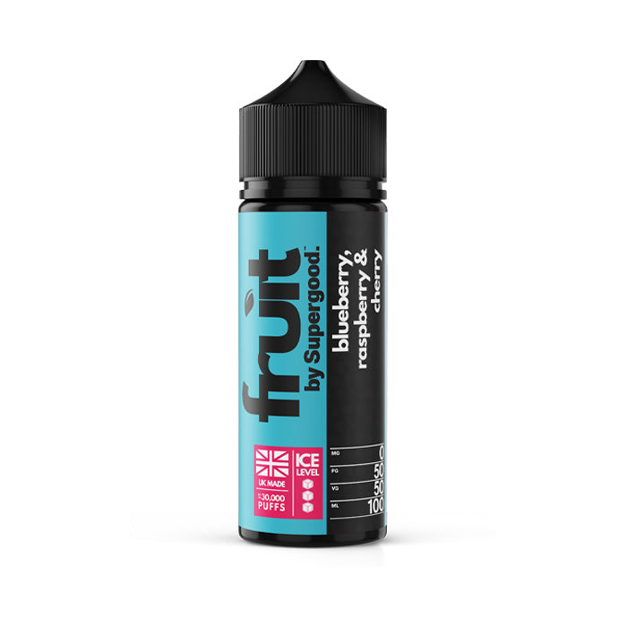 Blueberry Raspberry & Cherry 100ml Shortfill E-Liquid by Supergood Fruit