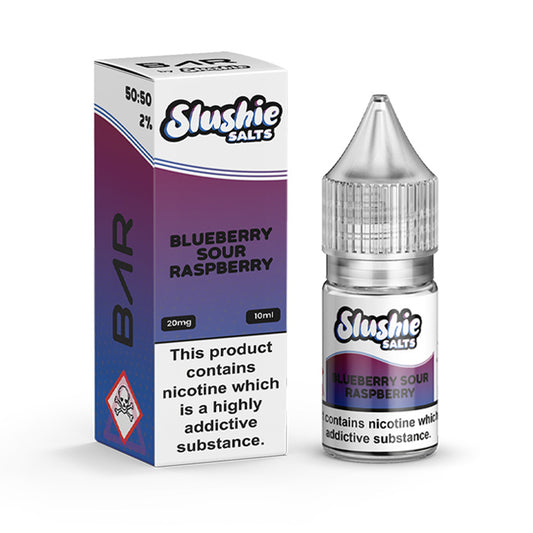 Blueberry Sour Raspberry 10ml Nic Salt E-Liquid by SlushieBarSalts