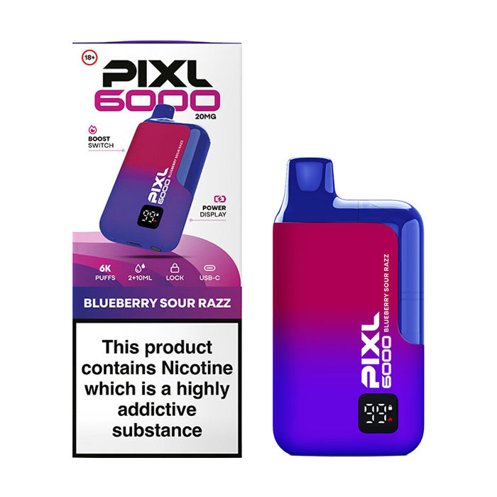 Blueberry Sour Razz PIXL 6000 Disposable Vape