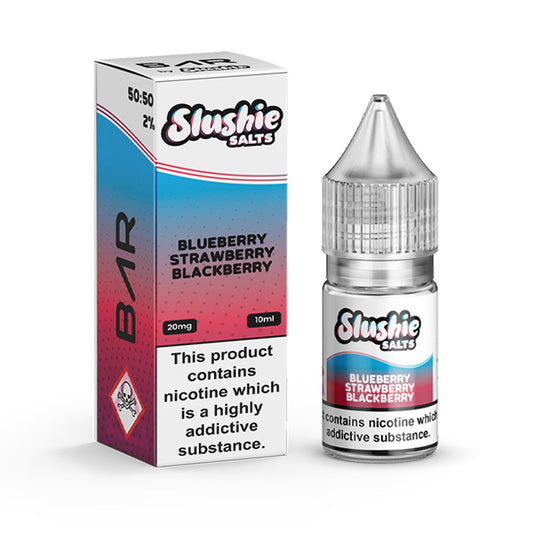 Blueberry Strawberry Blackberry 10ml Nic Salt E-Liquid by Slushie Bar Salts