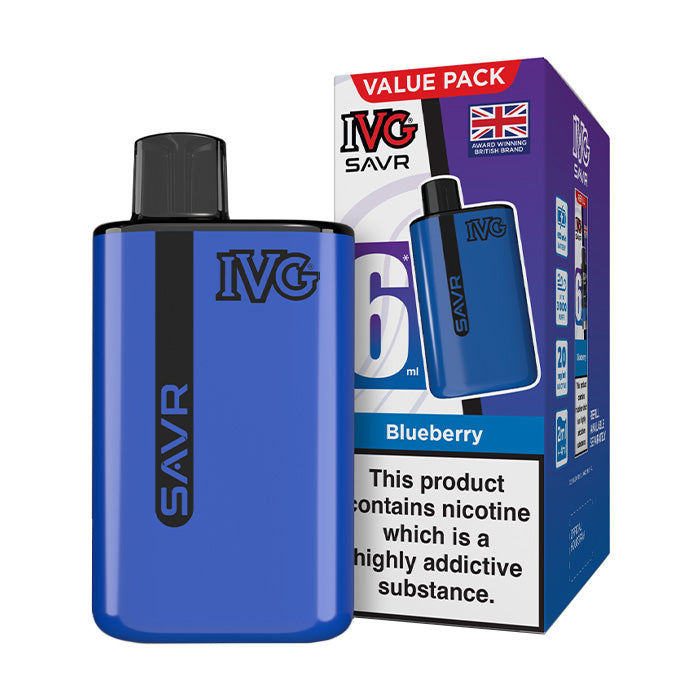 Blueberry IVG SAVR Starter Vape Kit and Box