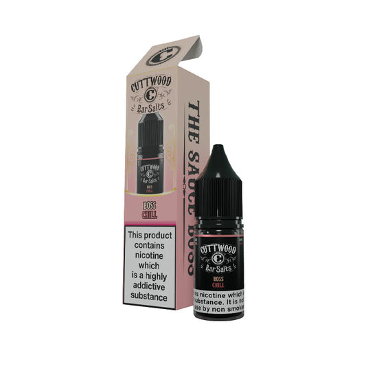 Boss Chill 10ml Nic Salt E-Liquid by Cuttwood Bar Salts