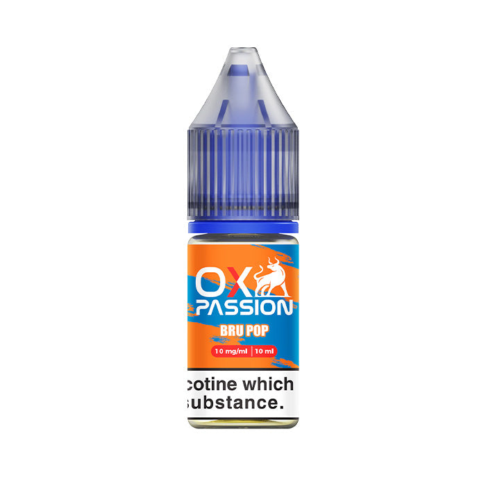 Bru Pop 10ml Nic Salt E-Liquid by OXVA Ox Passion